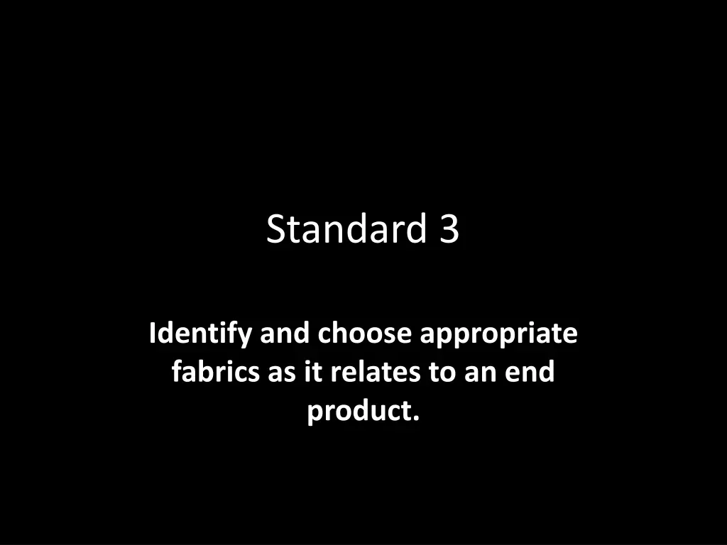standard 3