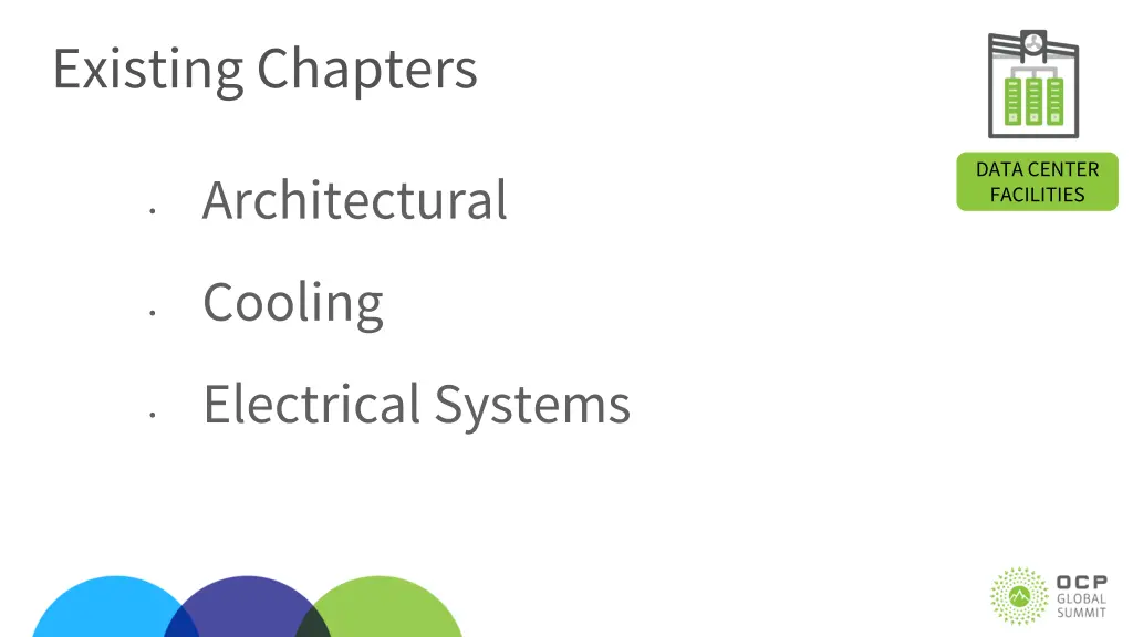 existing chapters