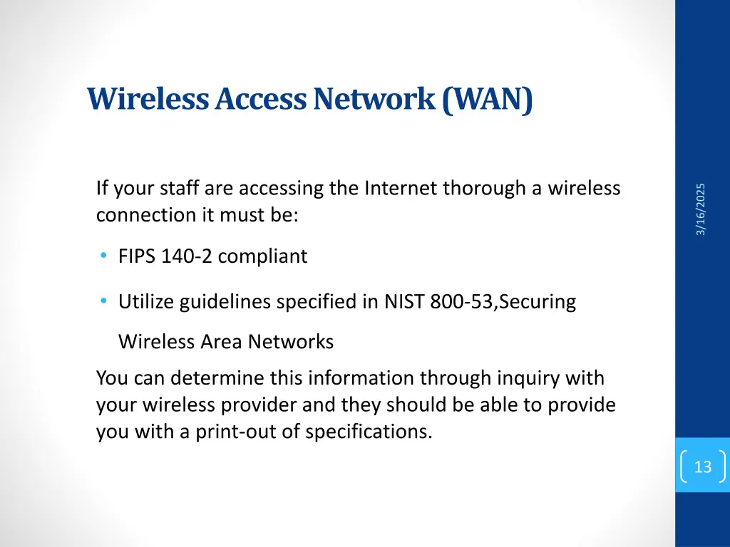wireless access network wan