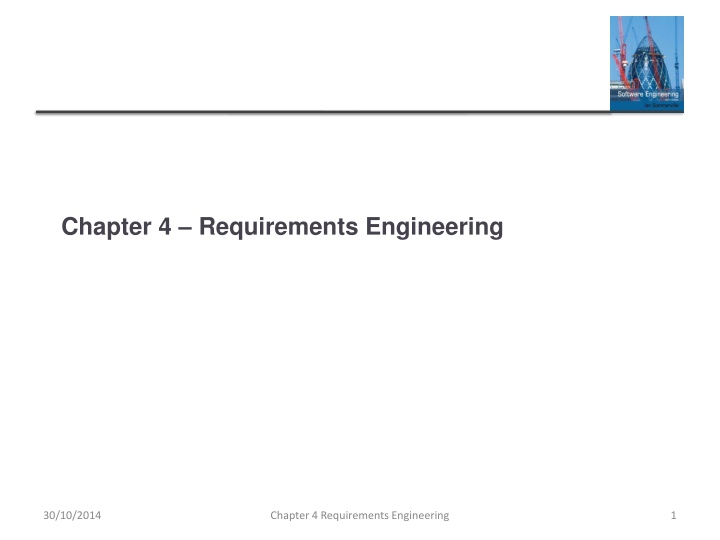 chapter 4 requirements engineering