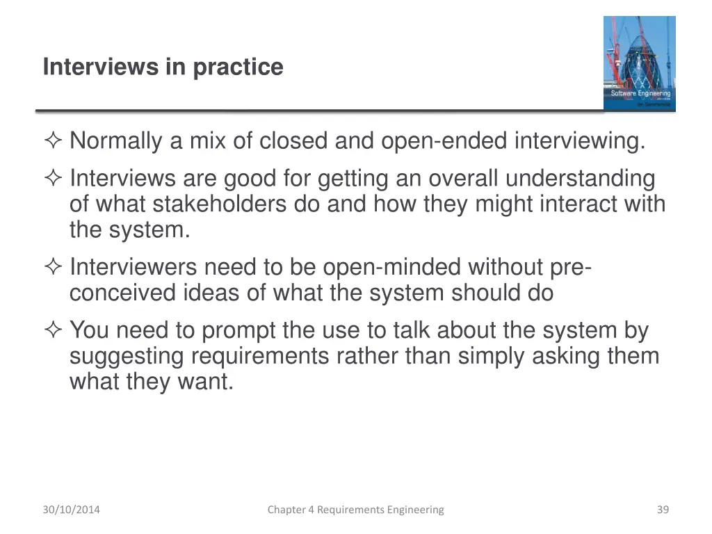 interviews in practice