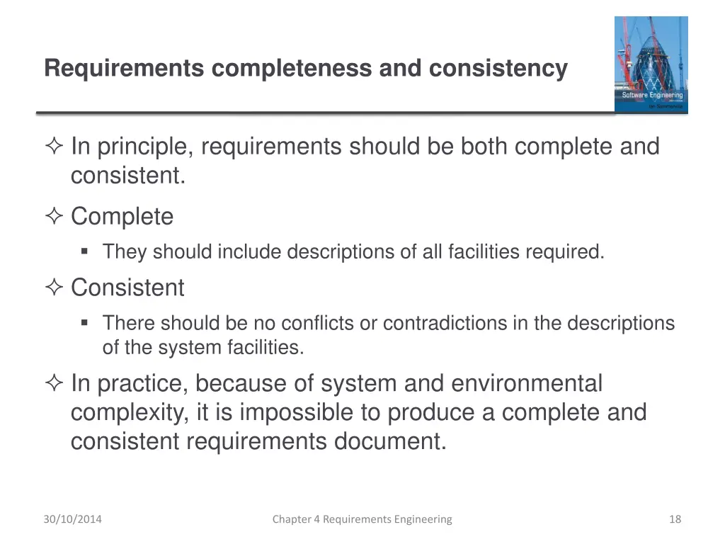 requirements completeness and consistency