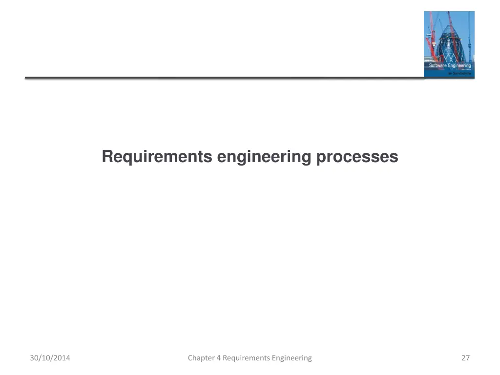 requirements engineering processes