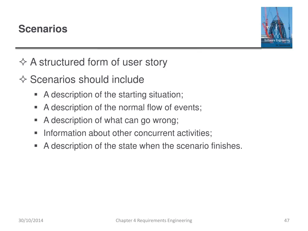 scenarios