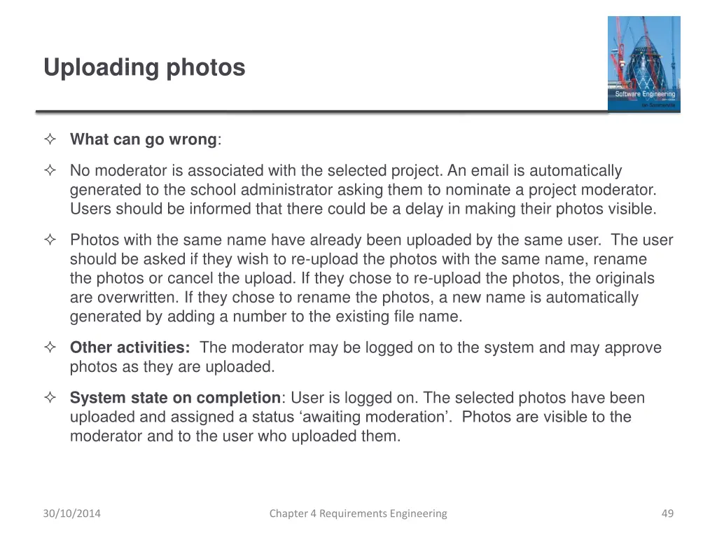 uploading photos