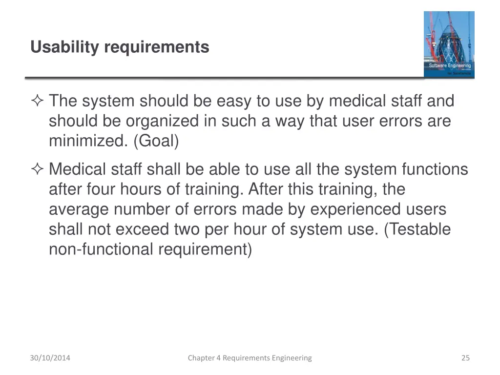 usability requirements
