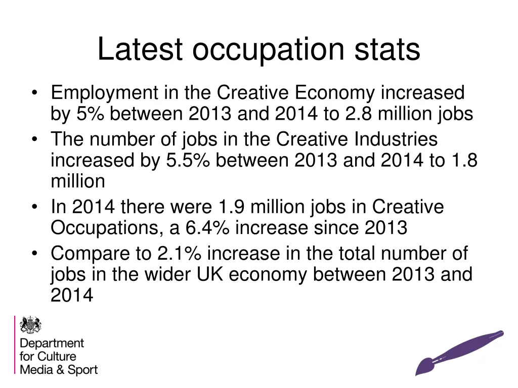latest occupation stats