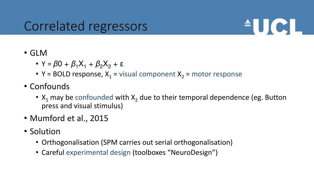correlated regressors