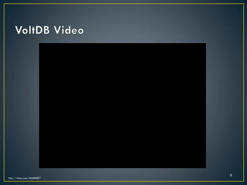 voltdb video