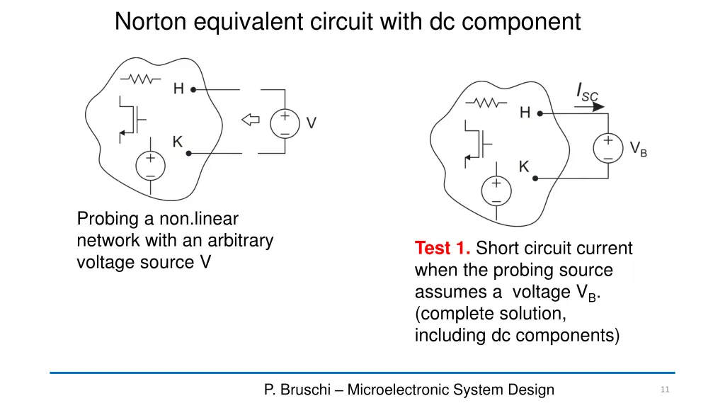 norton equivalent circuit with dc component