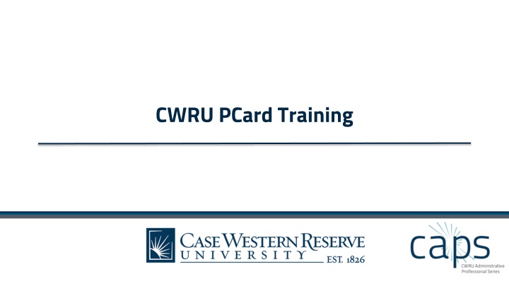 cwru pcard training