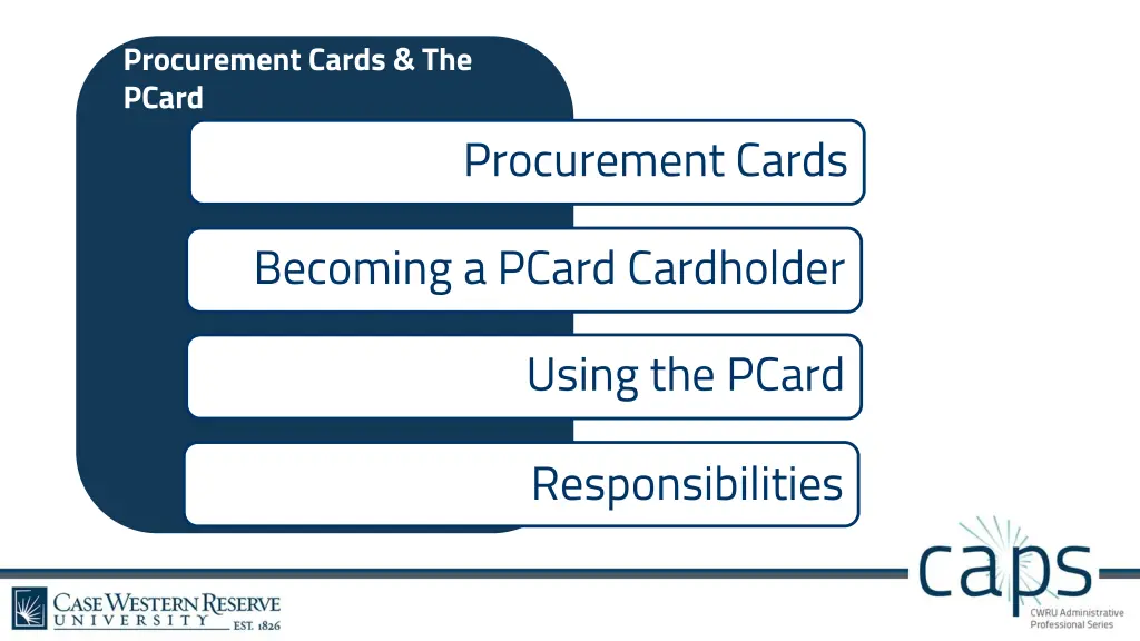 procurement cards the pcard