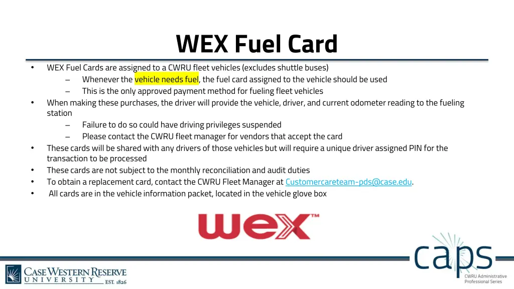 wex fuel card