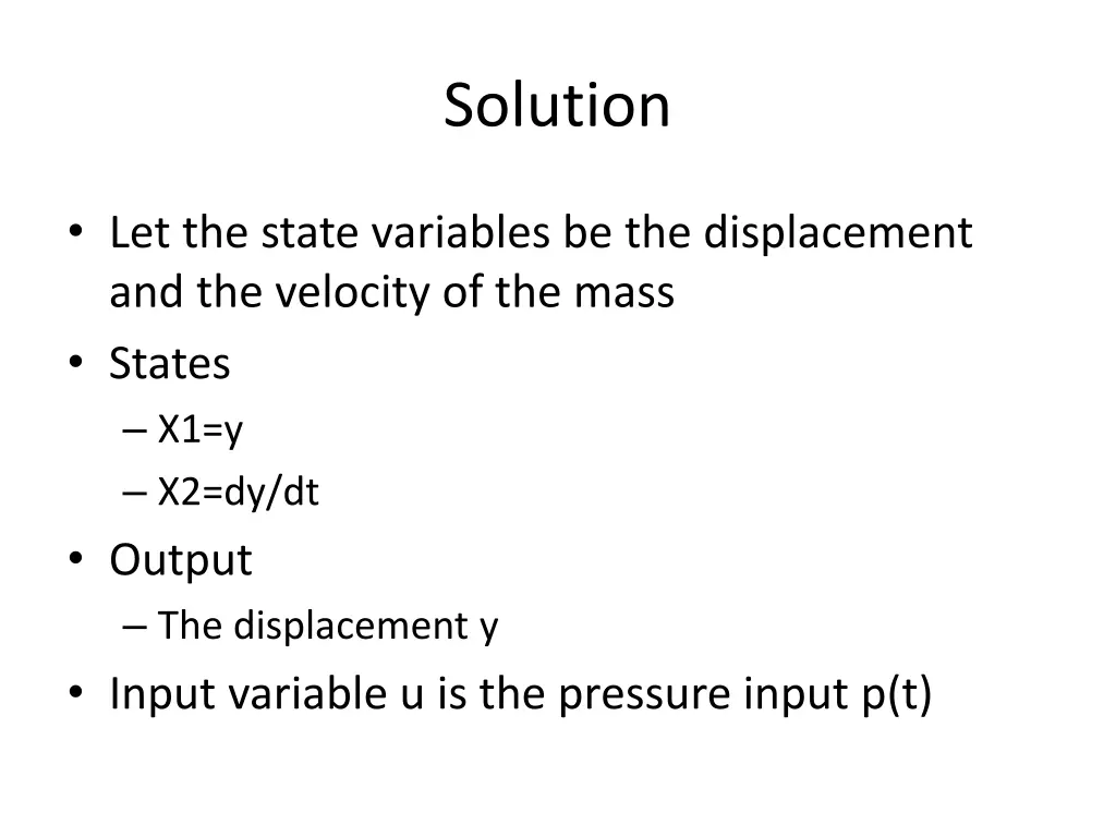 solution