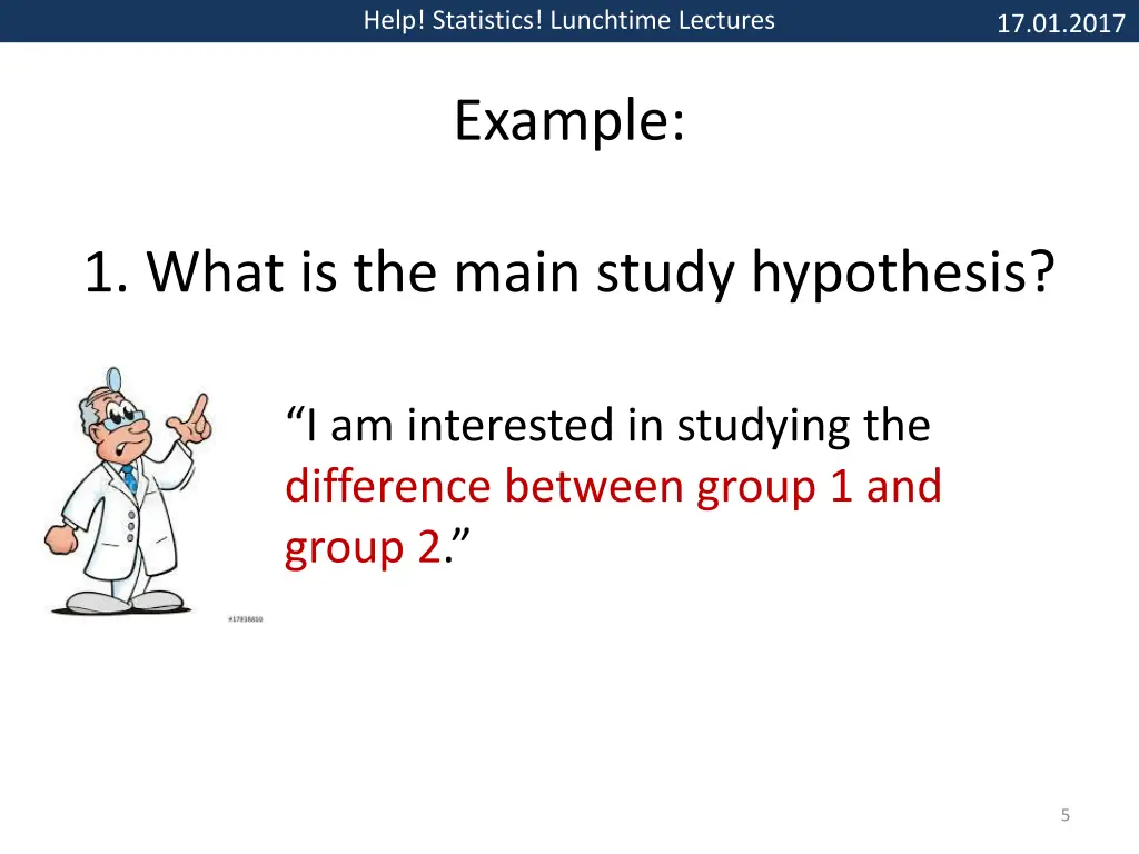help statistics lunchtime lectures 4