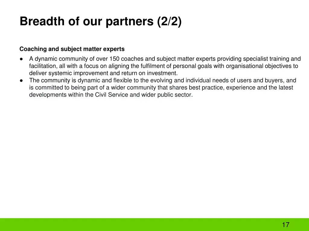 breadth of our partners 2 2