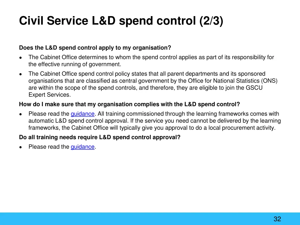 civil service l d spend control 2 3