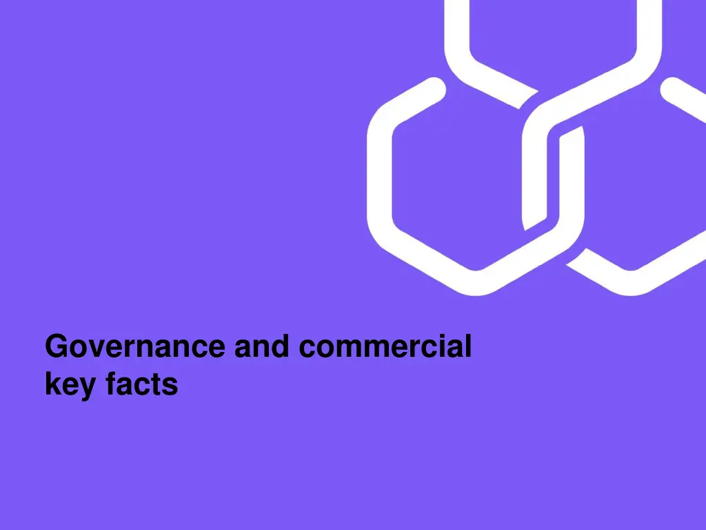 governance and commercial key facts