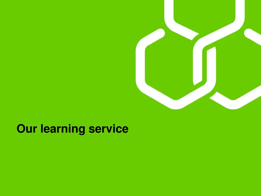 our learning service