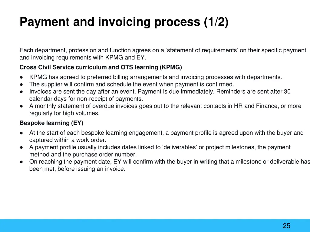 payment and invoicing process 1 2