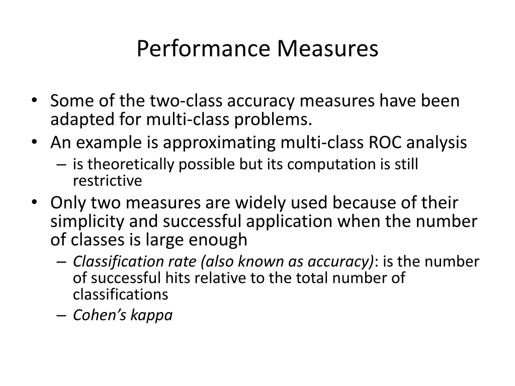 performance measures 1