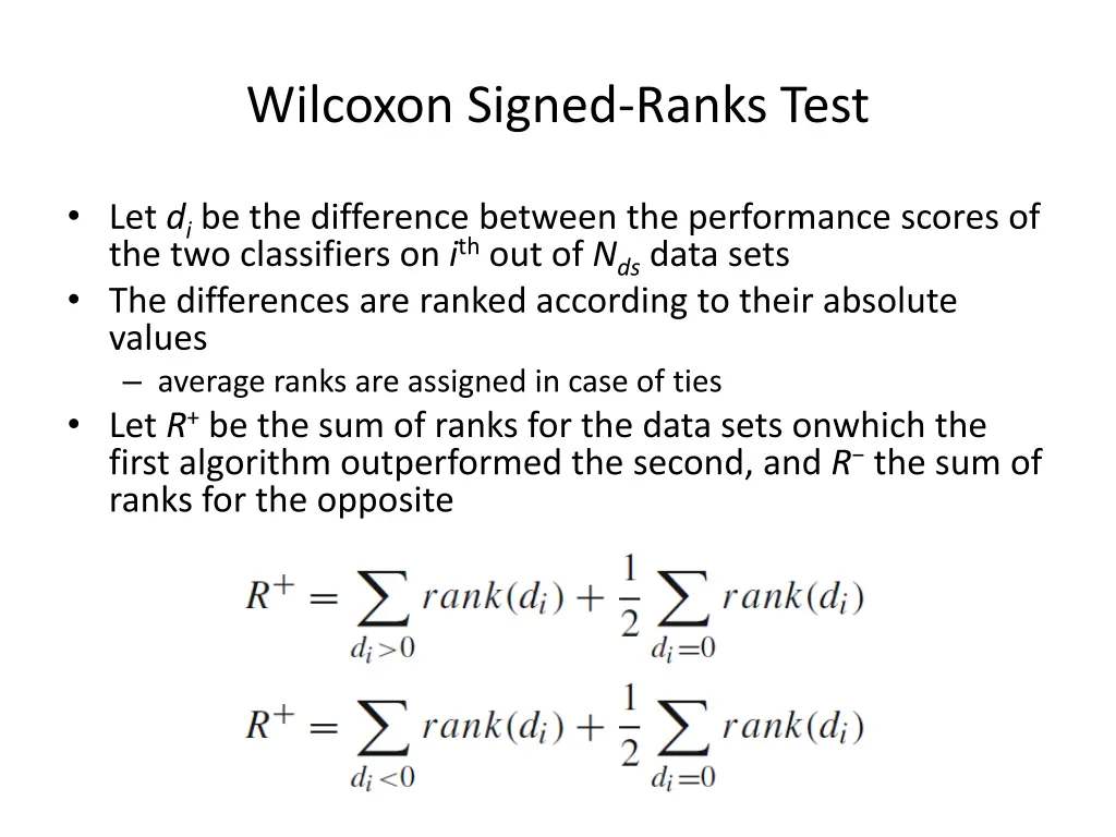wilcoxon signed ranks test 1