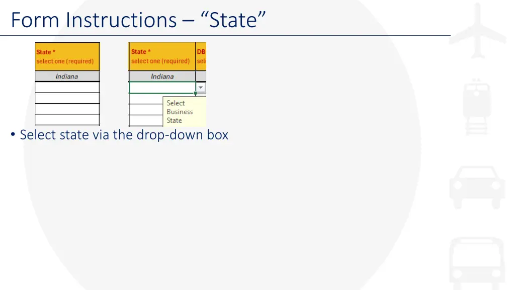 form instructions state
