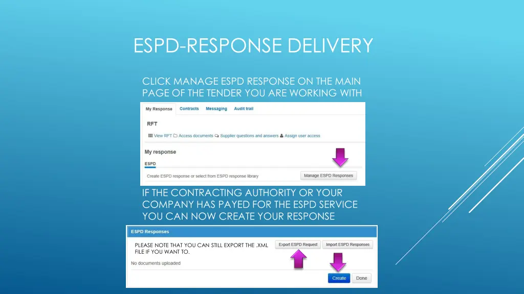 espd response delivery
