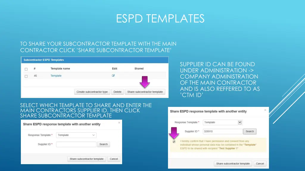 espd templates 4