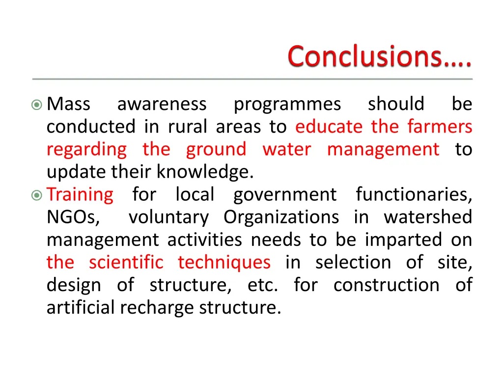 mass conducted in rural areas to educate