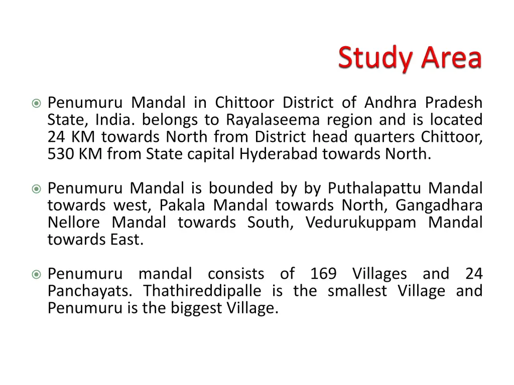 penumuru mandal in chittoor district of andhra