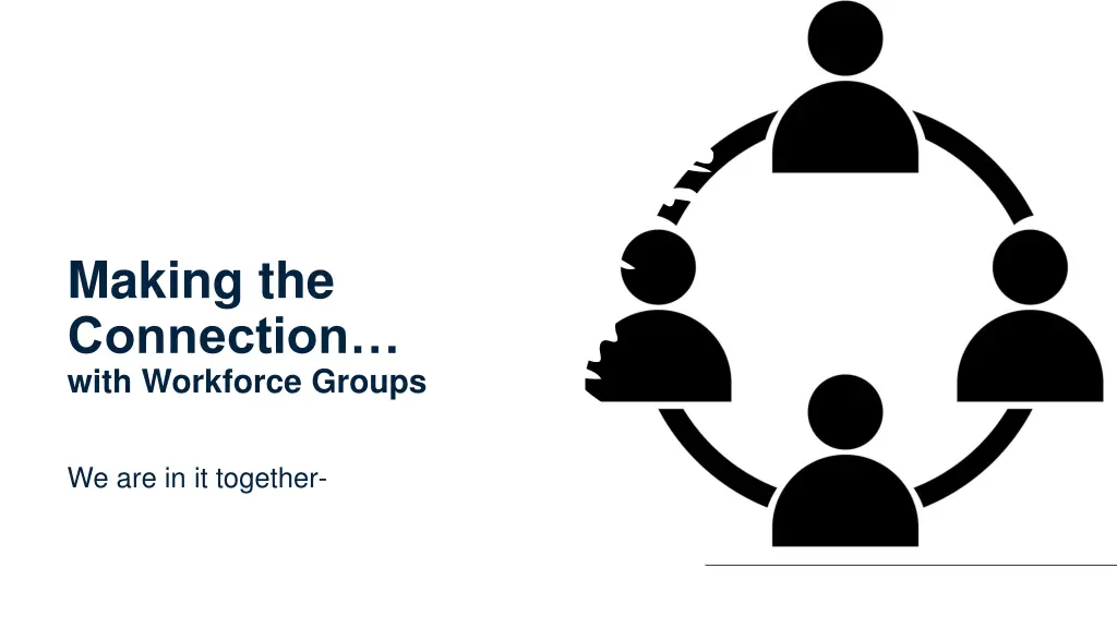 making the connection with workforce groups