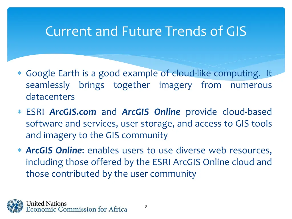 current and future trends of gis