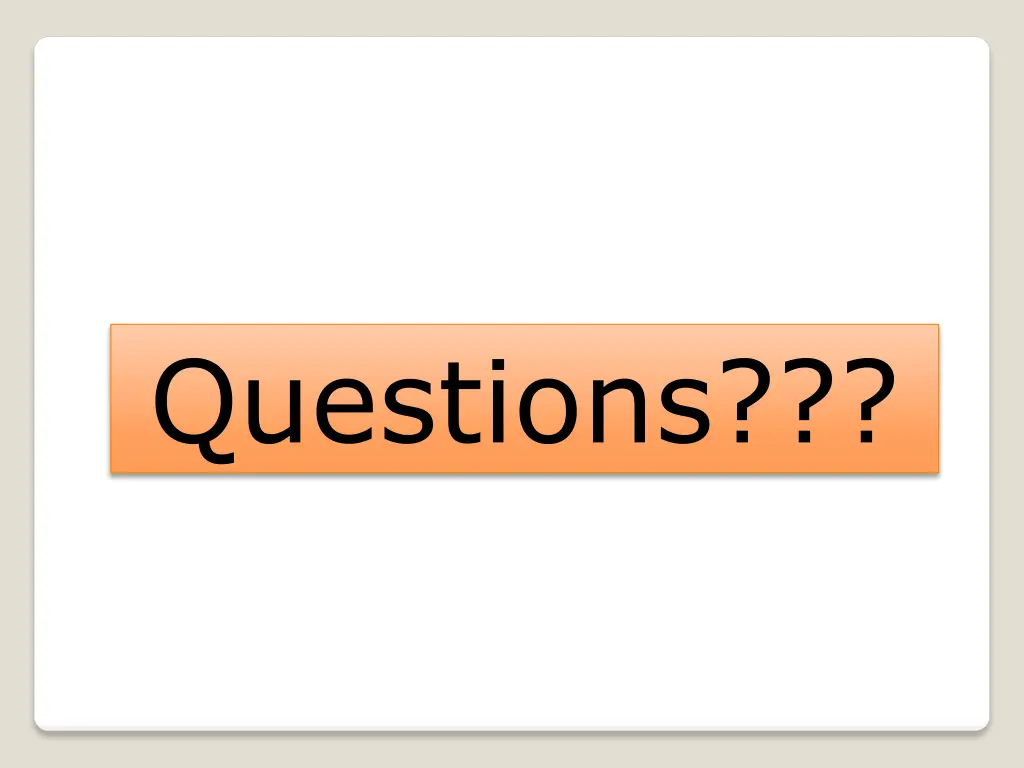questions