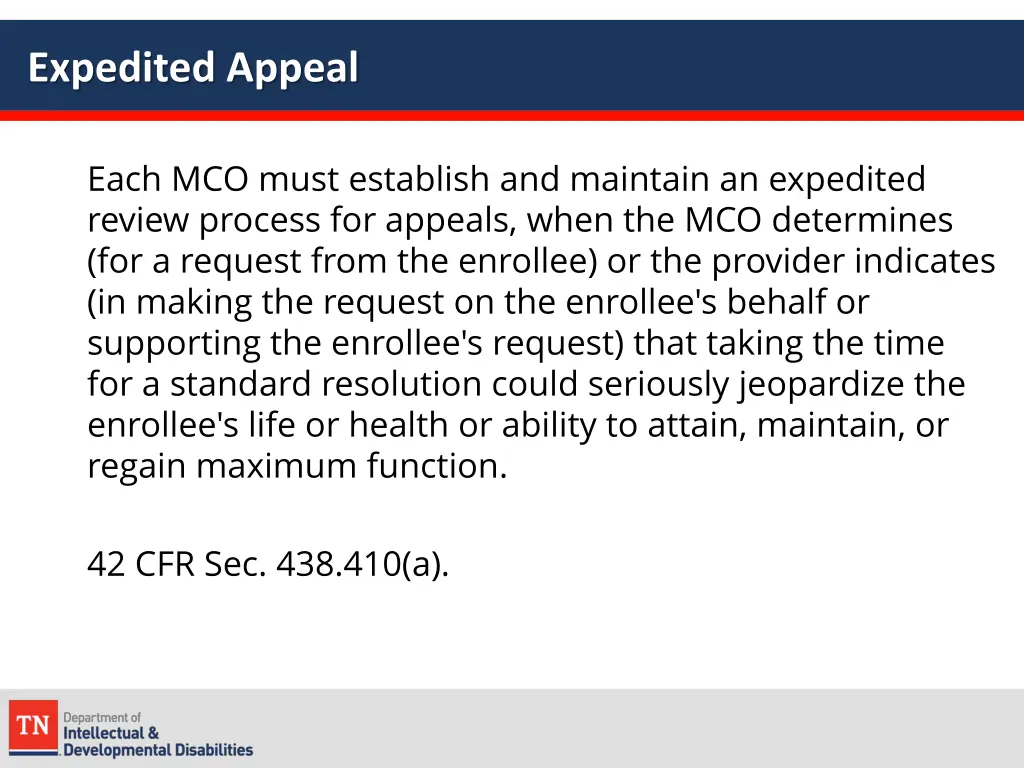 expedited appeal 1