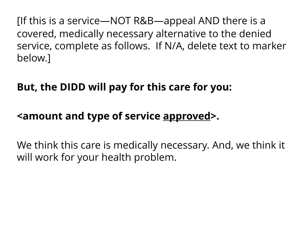 if this is a service not r b appeal and there 1