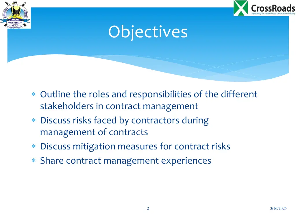 objectives