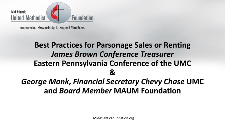best practices for parsonage sales or renting
