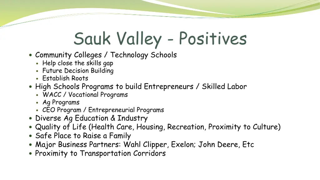 sauk valley positives community colleges