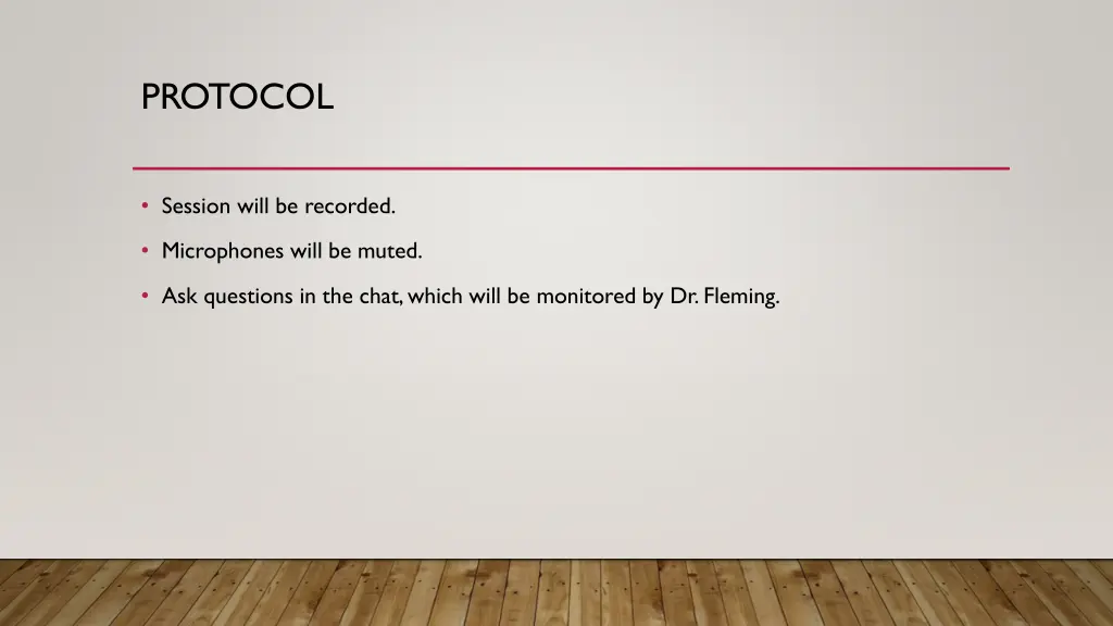 protocol
