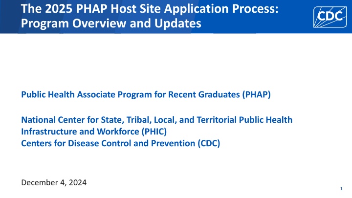 the 2025 phap host site application process