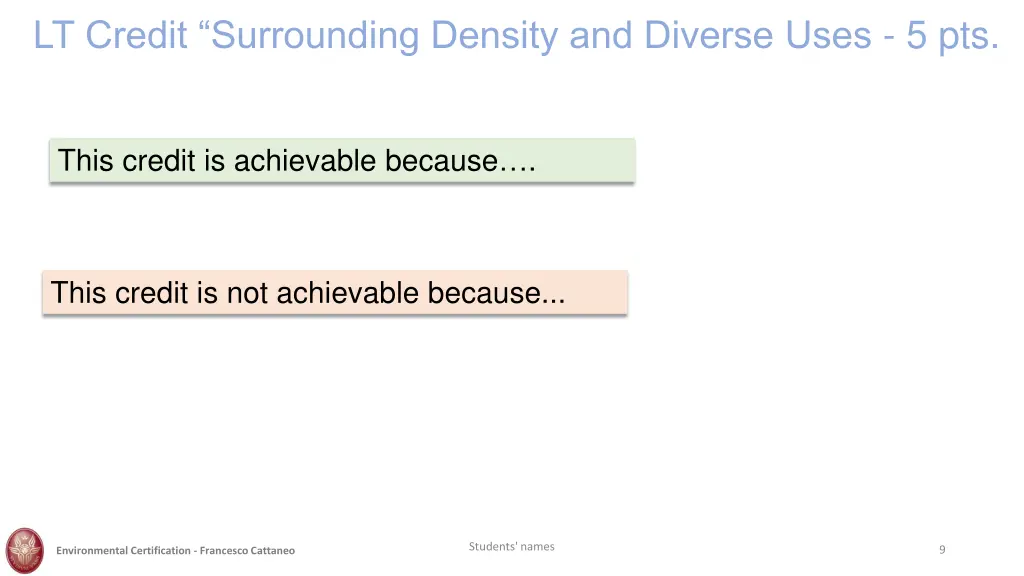 lt credit surrounding density and diverse uses 1
