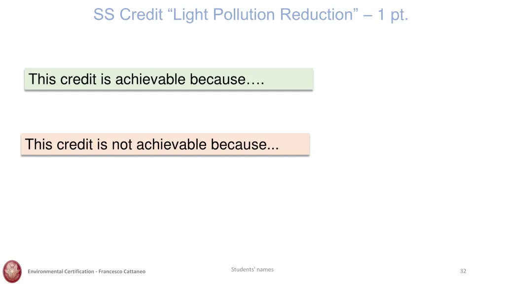 ss credit light pollution reduction 1 pt 1
