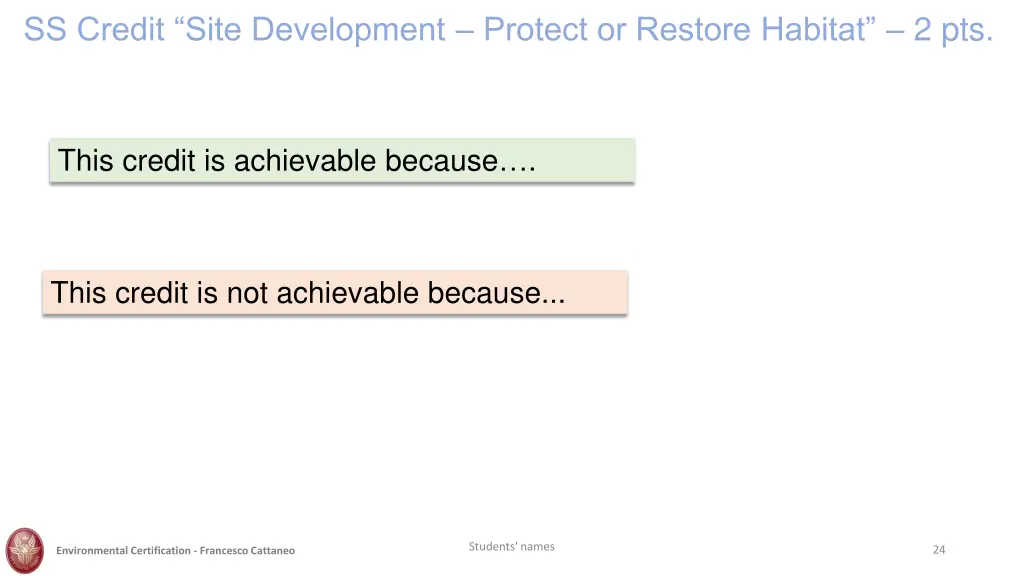 ss credit site development protect or restore 1