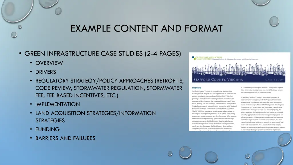 example content and format 2