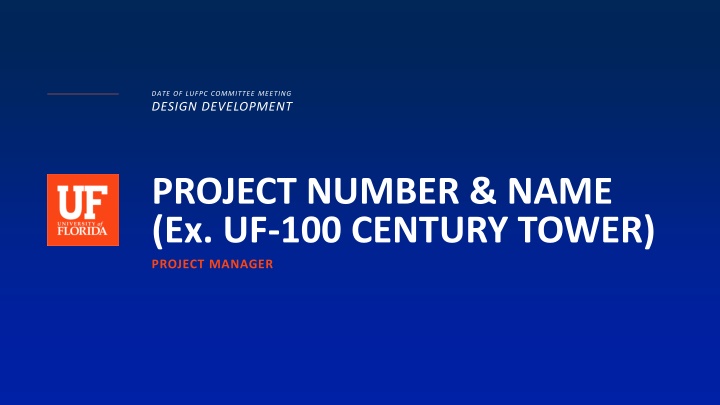 date of lufpc committee meeting design development