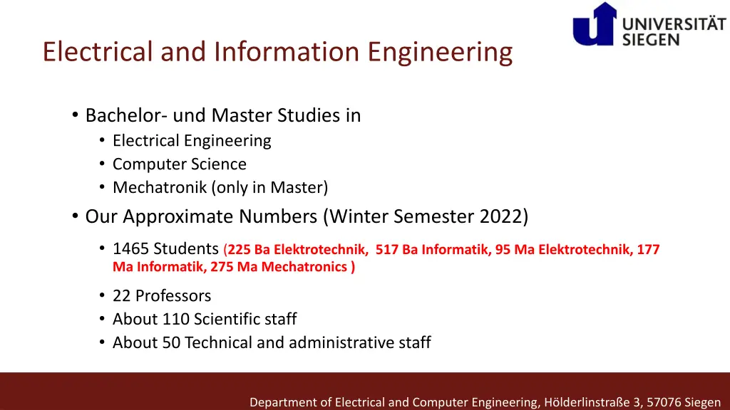 electrical and information engineering