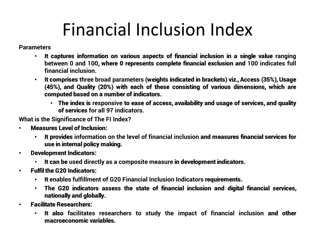 financial inclusion index 1