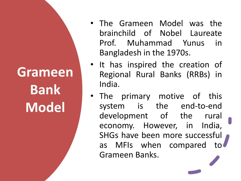 the grameen model was the brainchild of nobel