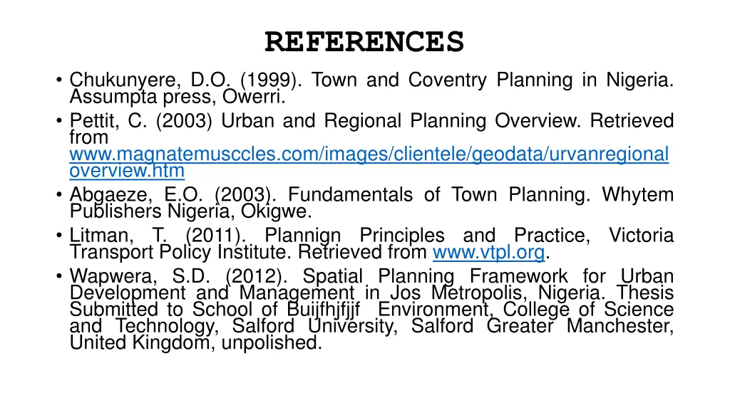 references